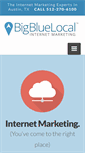 Mobile Screenshot of bigbluelocal.com